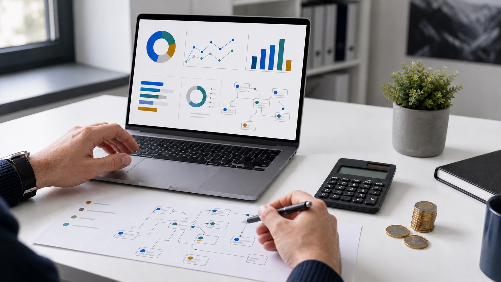 SEO-Fachperson bewertet Backlink-Kosten und die Qualität eines Linkprofils